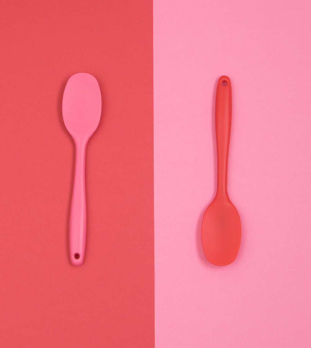 Espátula de Silicone Duplo Redonda Pequena