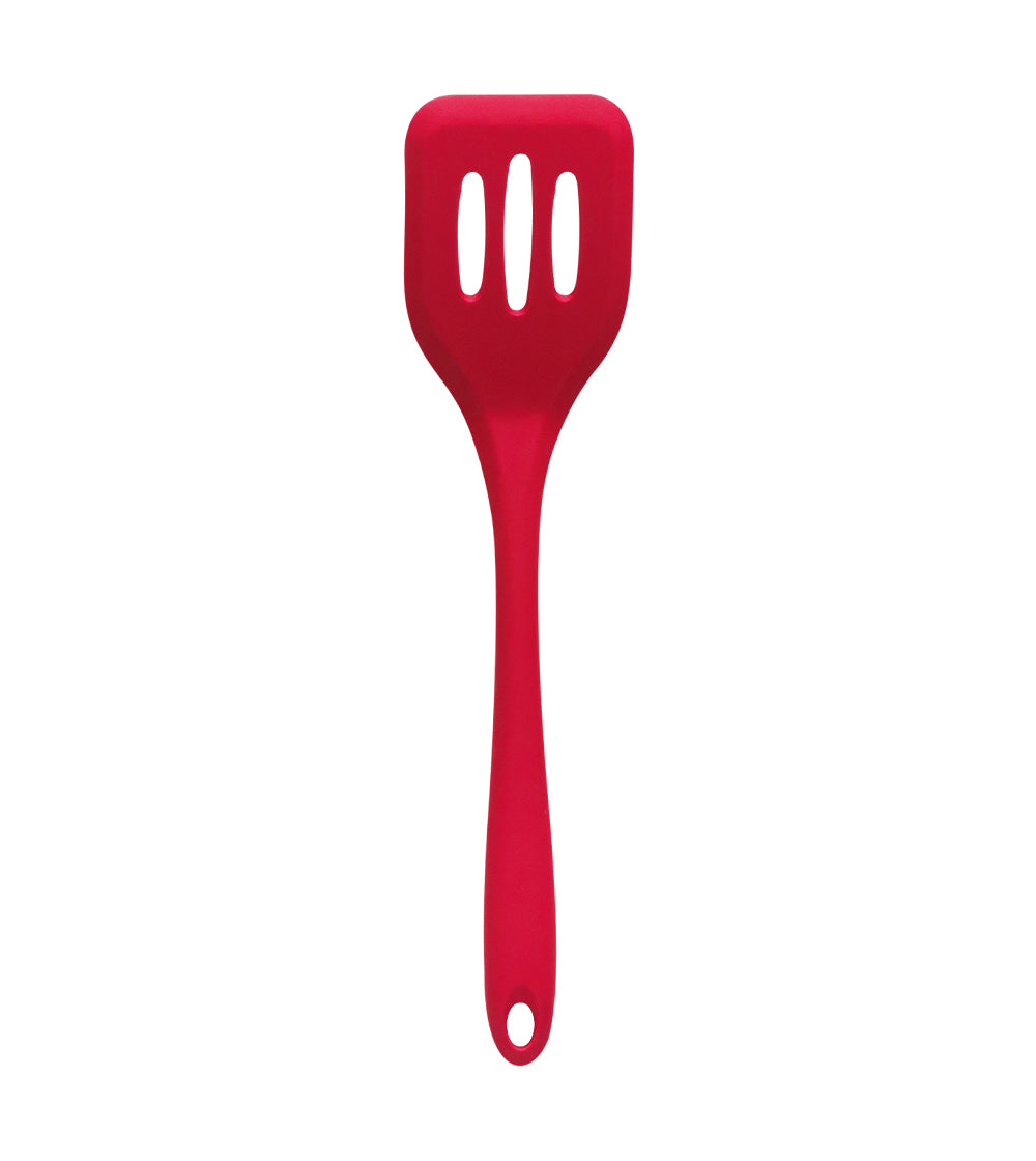 Espátula Vazada de Silicone Duplo