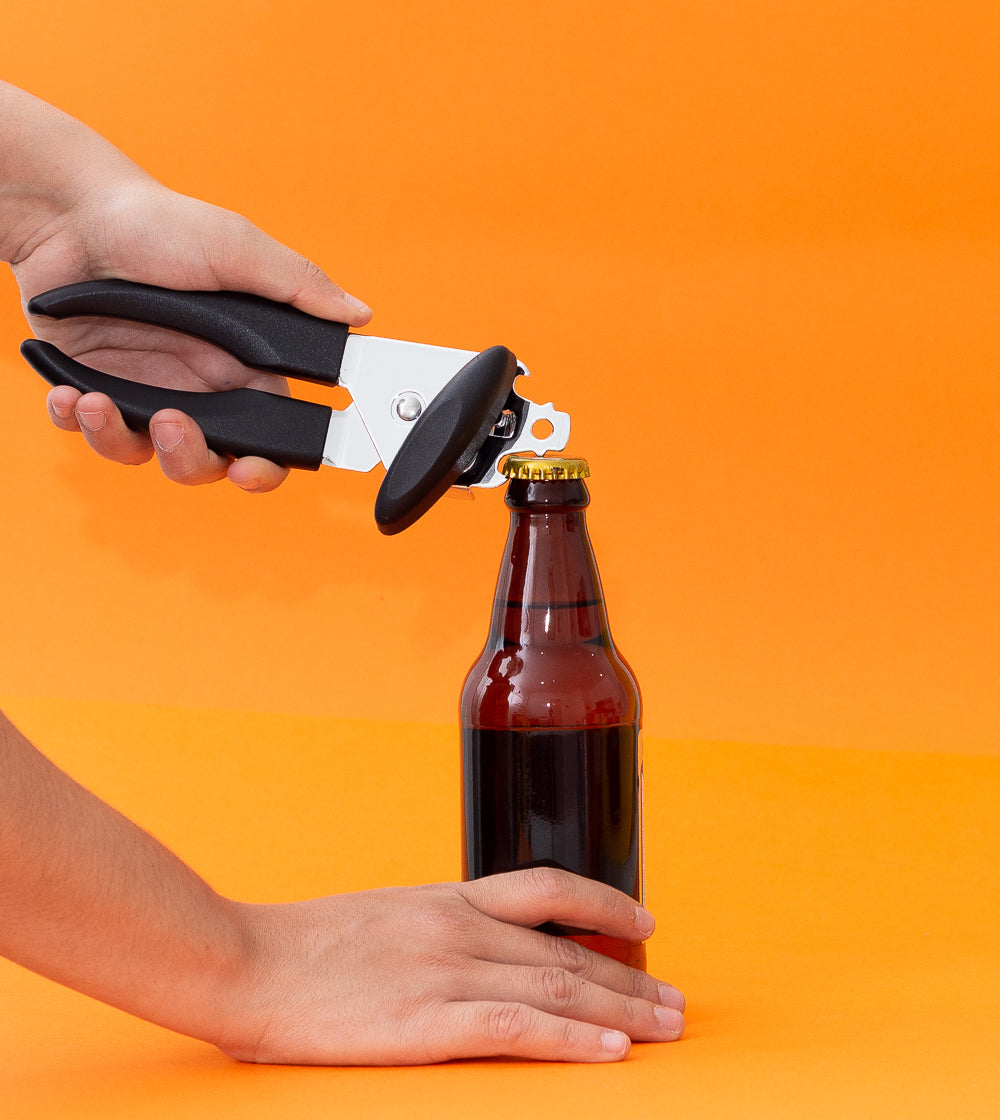 Abridor de Latas Multiuso Oikos Preto