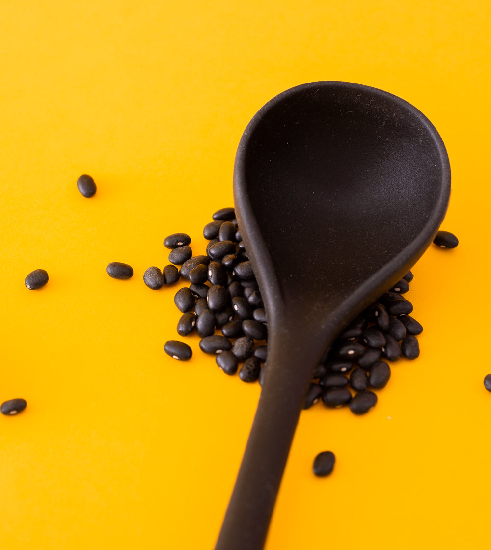 Concha de Silicone Duplo Para Cozinha Preto