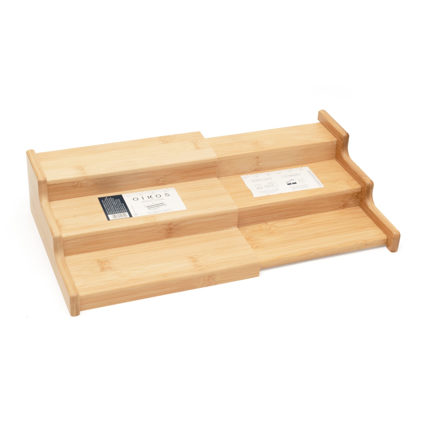 Rack Escadinha Organizador Extensível de Bambu