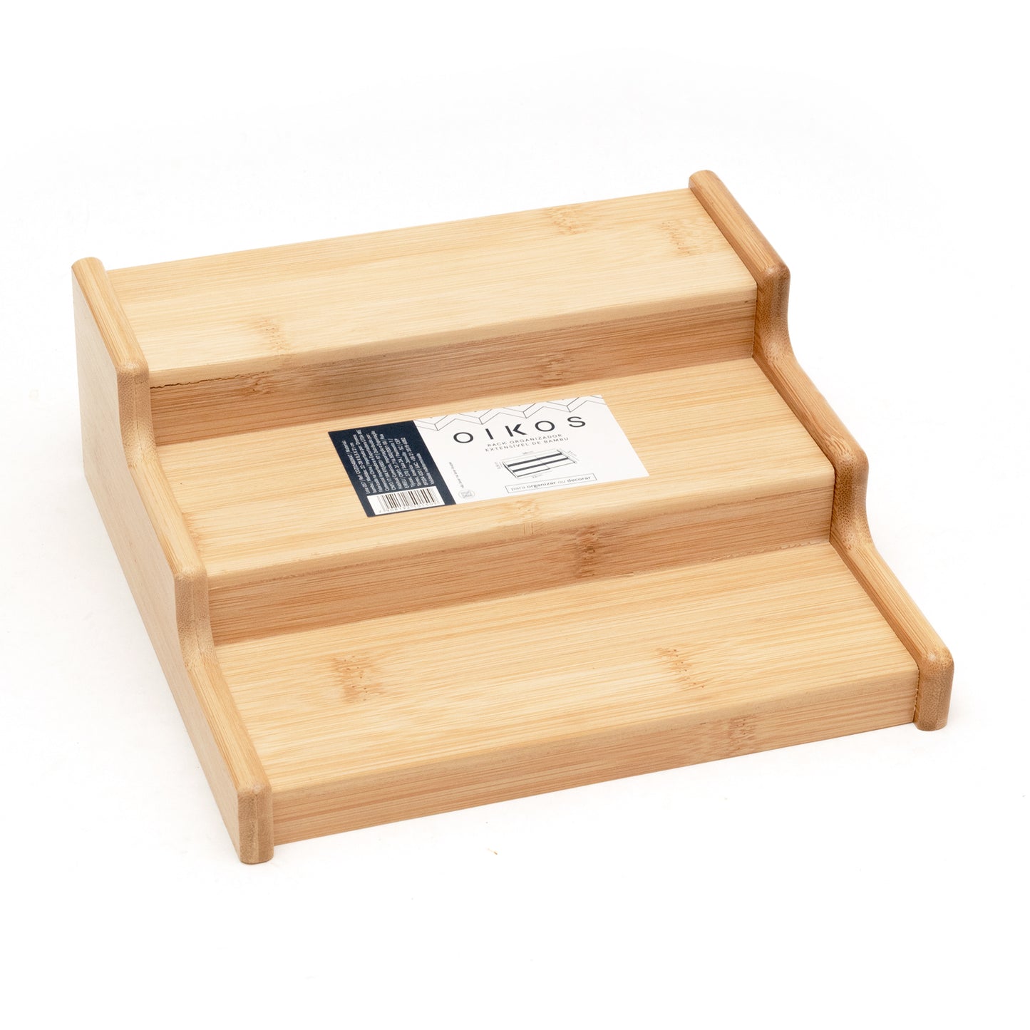 Rack Escadinha Organizador Extensível de Bambu