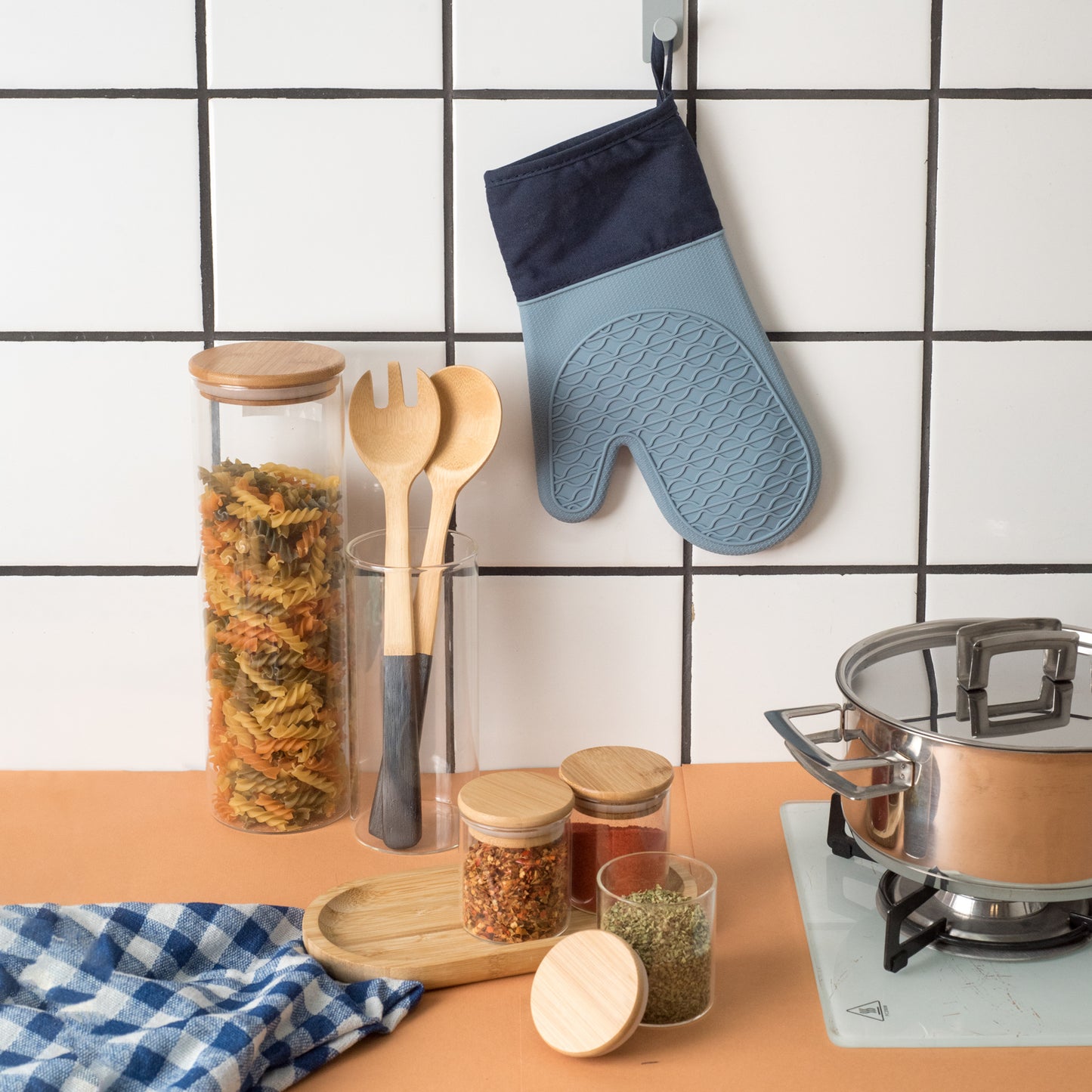 Luva para Forno de Silicone com Proteção Térmica