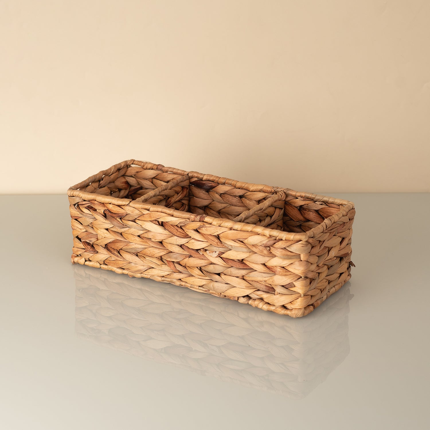 Organizador Retangular 36cm 3 Nichos Oikos