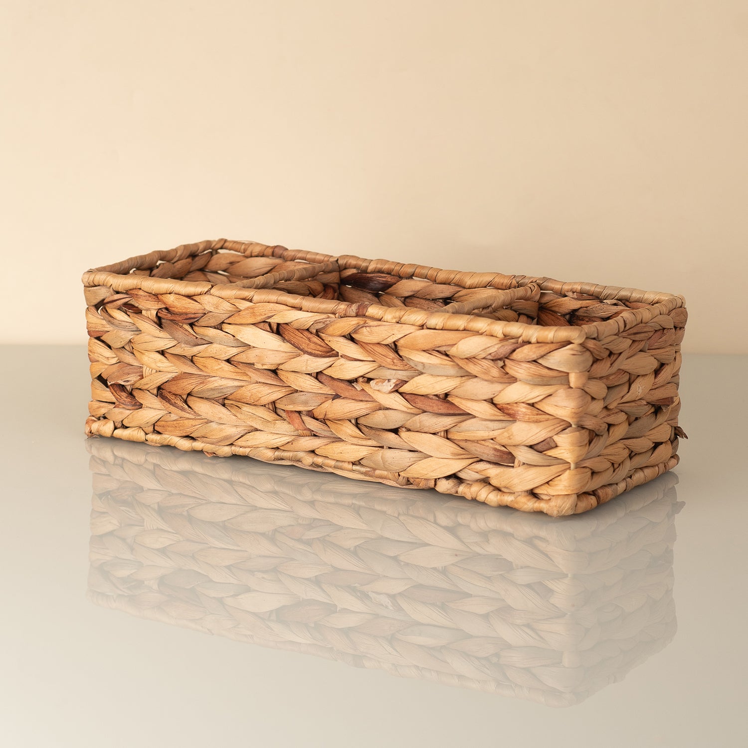 Organizador Retangular 36cm 3 Nichos Oikos