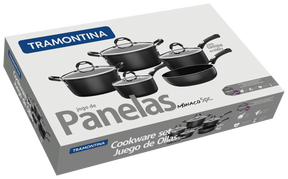 Jogo de Panelas Tramontina Mônaco