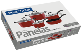 Jogo de Panelas Tramontina Mônaco