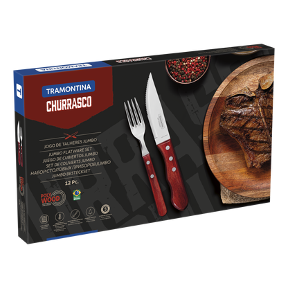 Jogo de Talheres para Churrasco Jumbo Tramontina