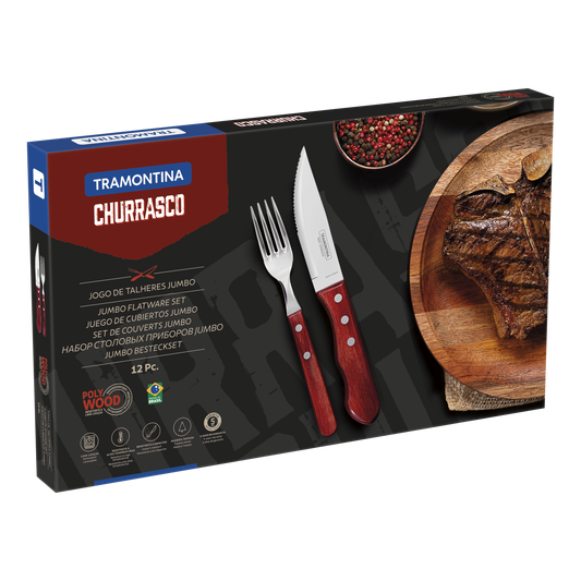 Jogo de Talheres para Churrasco Jumbo Tramontina