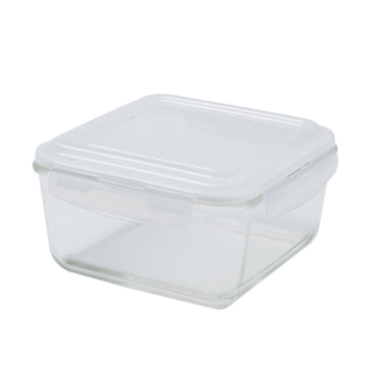 Pote Hermético de Vidro Quadrado 2,2L Oikos