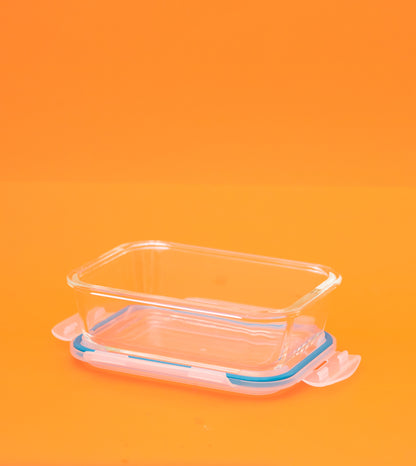 Pote Hermético de Vidro Retangular 1040ml Oikos