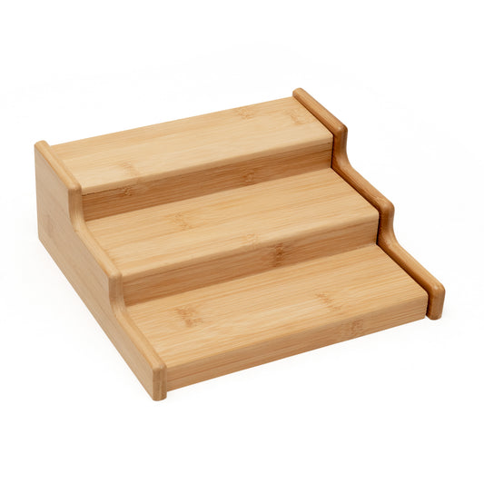 Rack Escadinha Organizador Extensível de Bambu