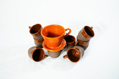 Jogo Caneca Aurora 8 Unidades + Brinde